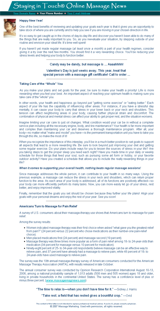 Sample Issue